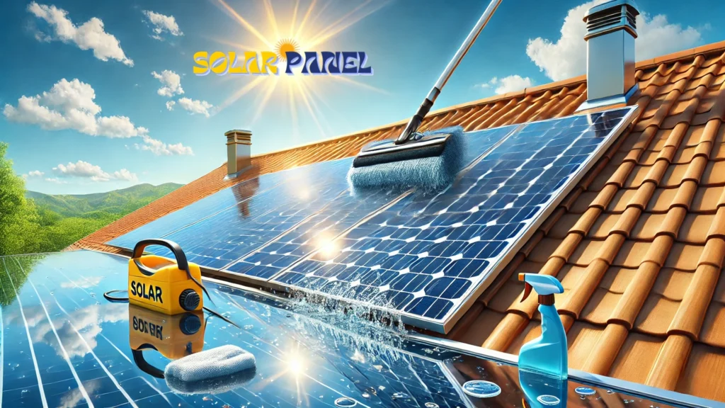 Solar Panel Washing and Cleaning 2 Solar panel washing and cleaning