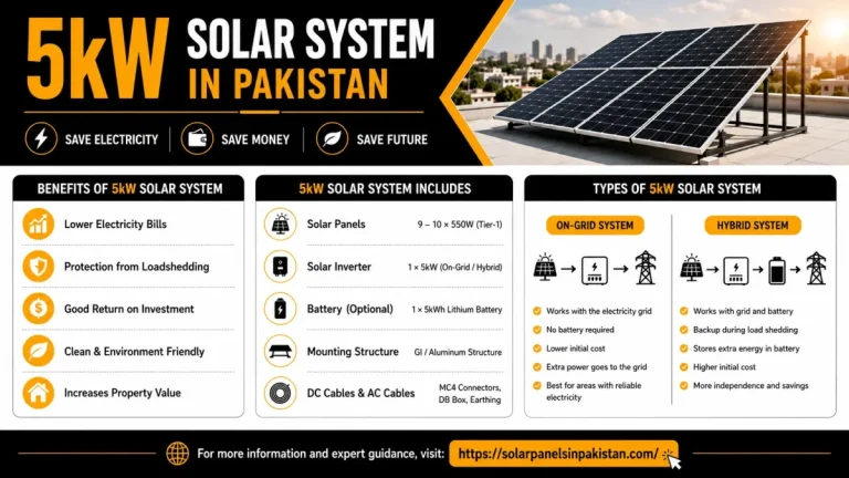 5KW Solar System Price In Pakistan