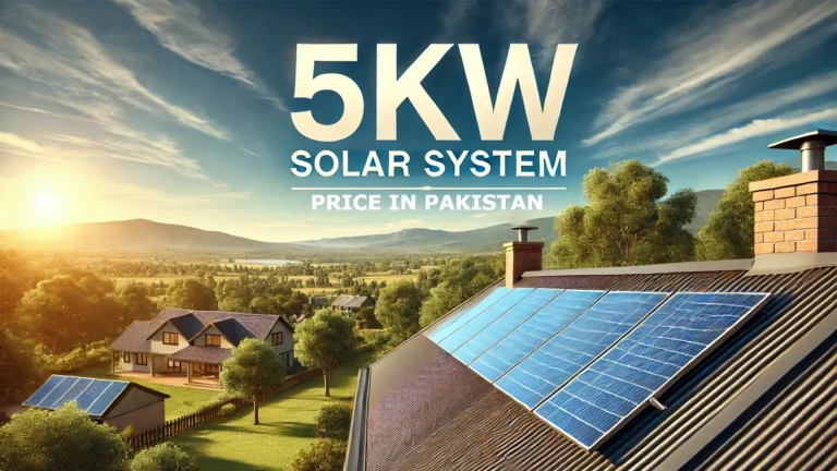 5KW solar system price in Pakistan
