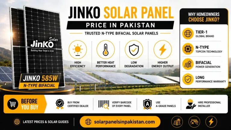 Jinko Solar Panel Price In Pakistan