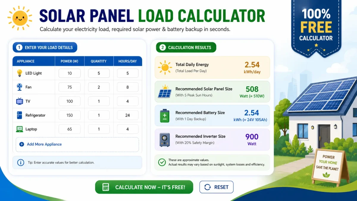 Solar Panel Calculator